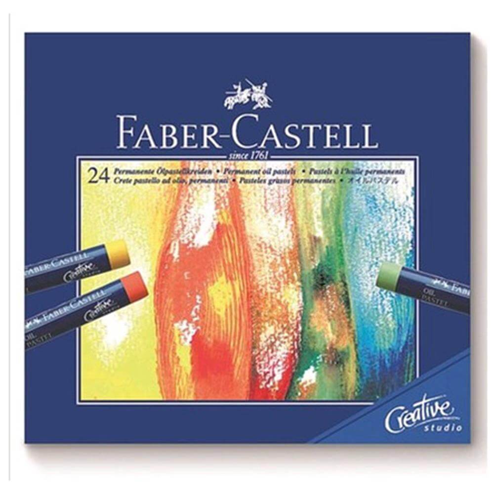 Faber Castell Box of 24 Oil Pastels